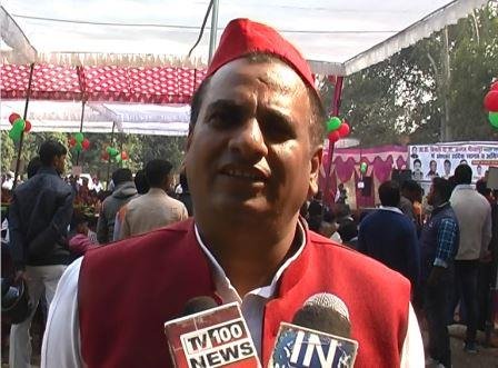 सुनील सिंह साजन ,सदस्य विधान परिषद का जीडी बिनानी कॉलेज में स्वागत-MIRZAPUR