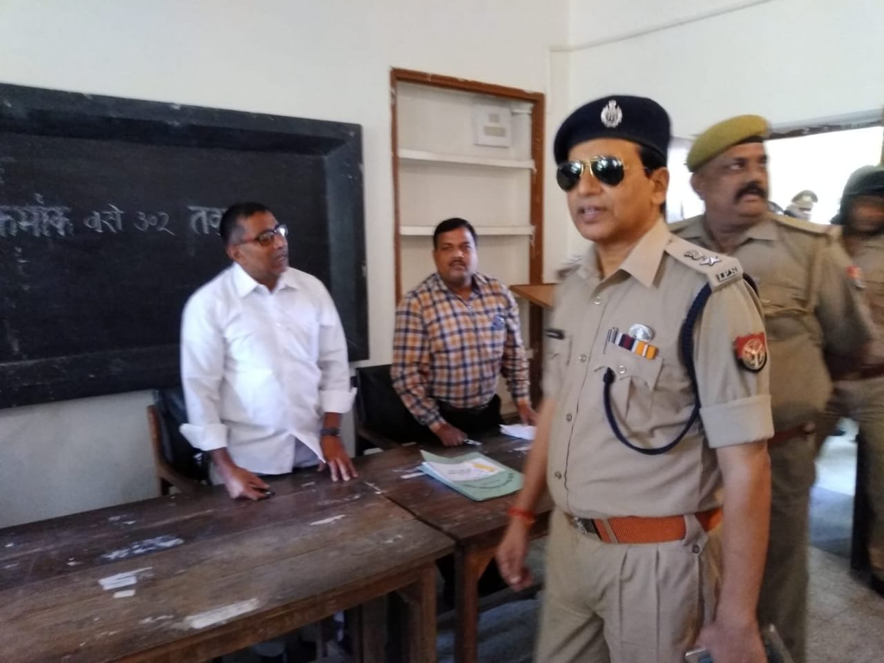 शांति पूर्ण तरीके से चुनाव सम्पन्न कराने को कप्तान रहे हर वक्त मौजूद