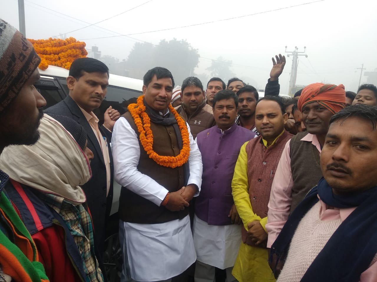 ऊर्जा मंत्री का लोगों ने किया जमकर स्वागत