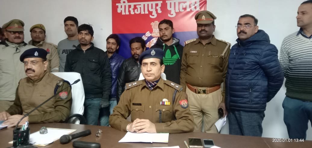 11लाख के हीरोइन के साथ चार अभियुक्त गिरफ्तार मिर्जापुर