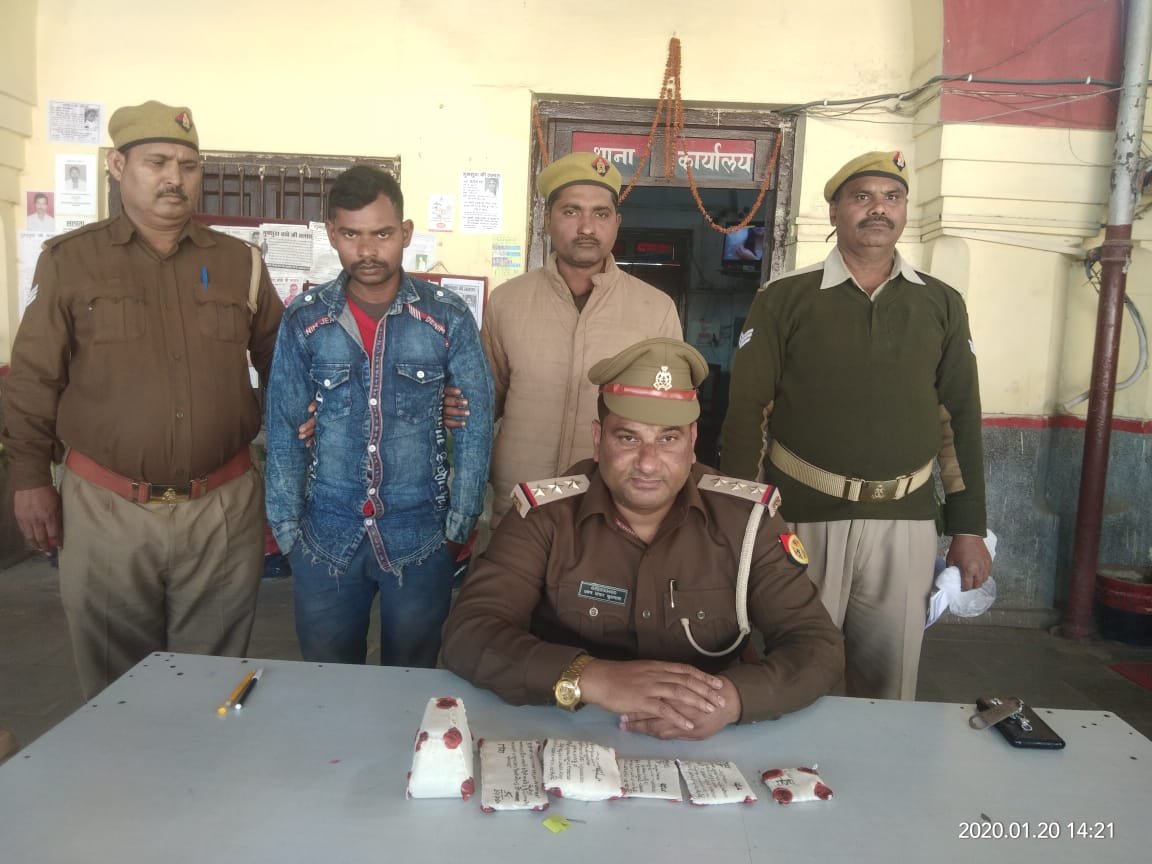 रेल यात्रियों को जहर देकर लूटने वाला शातिर जीआरपी की गिरफ्त में