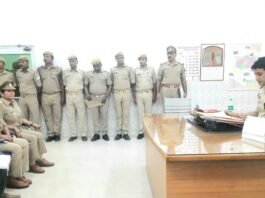 भविष्य में बेहतर कार्य करने वाले पुलिसकर्मियों को किया जायेगा पुरस्कृत-संतोष कुमार मिश्रा