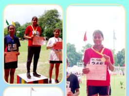 वाराणसी में आयोजित रिजनल एथलेटिक मीट में मिर्जापुर के बजाज स्कूल ने लहराया परचम