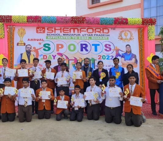 सेमफोर्ड स्कूल में 23 दिसम्बर को ” प्रेरणा Annual Sports Day 2022 ” कार्यक्रम का आयोजन