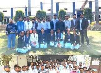 औद्योगिक इकाइयों के शैक्षिक भ्रमण से लाभान्वित एपेक्स फार्मेसी इंस्टीट्यूट के छात्र
