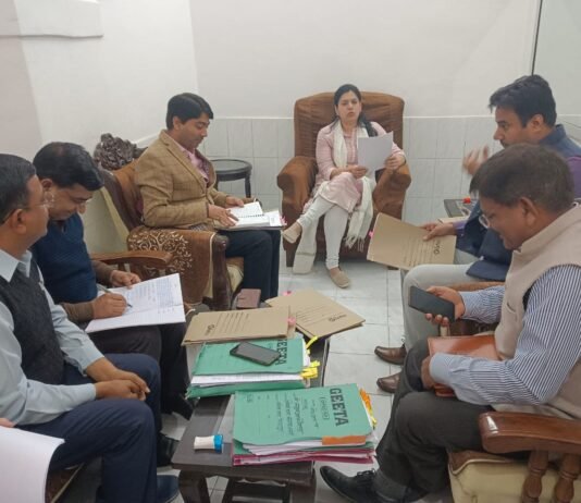 जिलाधिकारी द्वारा जन जाति प्रमाण पत्र से सम्बन्धित प्रकरणो पर की गयी सुनवाई