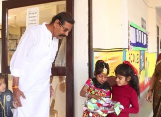 सनबीम स्कूल हुरूआ, आमघाट, मीरजापुर में बड़े उल्लास के साथ ग्रैण्ड पैरेंट्स डे मनाया गया