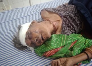 मिर्जापुर रेलवे स्टेशन पर घायल महिला मिली