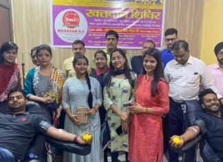 रोटरी एवं रोट्रेक्ट क्लब मीरजापुर गौरव के तत्वावधान में रक्तदान कैम्प का आयोजन