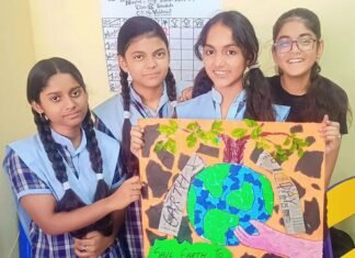 डैफोडिल्स पब्लिक स्कूल के तीनों शाखाओं में विश्व पृथ्वी दिवस मनाया गया