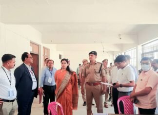 अधिकारियों ने भिस्कुरी स्ट्रांग रूम का भ्रमण/निरीक्षण किया