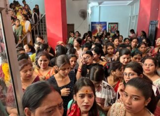 नवनिर्वाचित नपाध्यक्ष श्यामसुंदर केशरी ने बीजेपी नेताओं सहित दर्जनों महिलाओ के साथ देखी “द केरला स्टोरी”