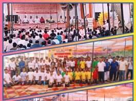 बजाज स्कूल के छात्रों ने भी प्रशिक्षित योग अध्यापक के साथ किया योगाभ्यास, मिर्जापुर