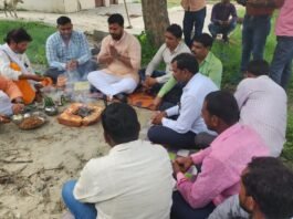 ब्लाक प्रमुख ने आंगनबाड़ी केंद्र का किया भूमिपूजन*