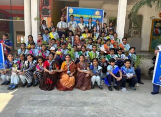 डैफोडिल्स पब्लिक स्कूल के छात्रों ने उठाया पर्यावरण को बचाने का बीड़ा..