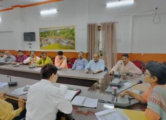 मुख्य विकास अधिकारी की अध्यक्षता में ब्लाक प्रमुखो की मासिक समीक्षा बैठक सम्पन्न