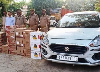 20 पेटी अवैध अंग्रेजी शराब व 16 पेटी बियर बरामद —
