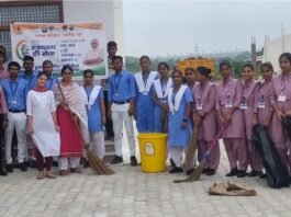 एपेक्स ट्रस्ट नर्सिंग में एक तारीख, एक घंटा थीम पर स्वच्छता अभियान