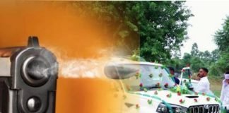 मिर्जापुर- हवाई फायरिंग में लगी गोली, ओवरटेक की बात को लेकर के कहासुनी