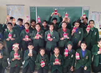 Children of Bajaj school added more creativity and fun to the celebration