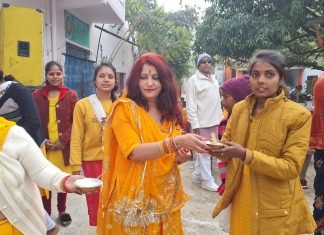 अयोध्या में भगवान प्रभु श्री राम के विग्रह में प्राण प्रतिष्ठा के दौरान जनपद मिर्जापुर में दीपावली त्यौहार से भी ज्यादा रहा उत्साह