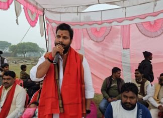 जिला स्तरीय क्रिकेट प्रतियोगिता में राजगढ़ ब्लाक प्रमुख गजेंद्र प्रताप सिंह भी रहे मौजूद