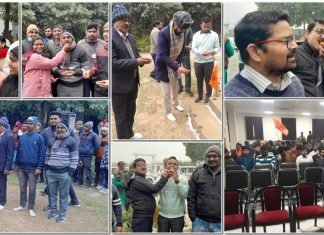 एपेक्स प्रांगण में पूजा-अर्चना संग मनाया गया प्राण प्रतिष्ठा रामोत्सव