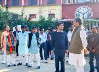 मिर्जापुर में राज्यपाल आनंदीबेन पटेल के प्रस्तावित 02 मार्च के कार्यक्रम की तैयारी