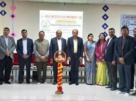एपेक्स इंस्टिट्यूट ऑफ़ फार्मेसी में फार्मा अन्वेषण का समारोह सम्पन्न
