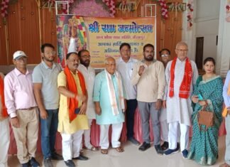 श्रीराम जन्मोत्सव शोभायात्रा 17 अप्रैल को-इंजीनियर विवेक बरनवाल