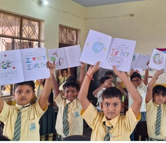 सेठ द्वारका प्रसाद बजाज स्कूल में मनाया गया पृथ्वी दिवस