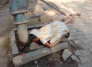 मिर्जापुर के सिटी क्लब के पास स्थित हैंड पंप पर महिला की मौत