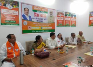 अनुप्रिया पटेल को जिताने, घर-घर पहुंच रहे हैं भाजपा कार्यकर्ता