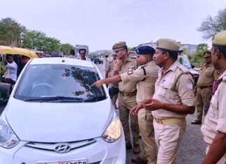 वाहनों पर हूटर/सायरन/लाल नीली बत्ती/पद सूचक/ब्लैक फिल्म पर पुलिसिया कार्रवाई का लोगों में गया अच्छा संदेश, मिर्जापुर