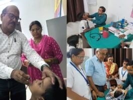 एपेक्स ट्रस्ट हॉस्पिटल के शिविर में 36 बच्चों ने ली सुवर्णप्राशन खुराक