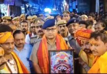 अखिल ब्रहमांड नायक श्रीजगन्नाथ स्वामी की भव्य रथ-यात्रा हर्षोल्लास के साथ सम्पन्न