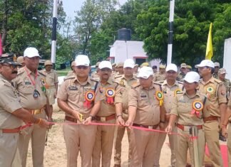 रिवाल्वर, पिस्टल शूटिंग प्रतियोगिता 2024 का एसपी ने फीता काटकर शुभारम्भ किया