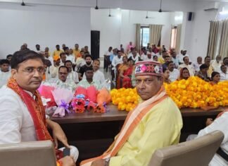 उ0प्र0 पिछड़ा वर्ग राज्य आयोग के उपाध्यक्ष सोहन माली के स्वागत सम्मान का आयोजन