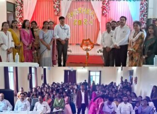 पैरामेडिकल के नवागंतुक छात्रों हेतु सीनियर छात्रों ने स्वागत समारोह का किया आयोजन*