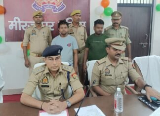 मिर्जापुर में भारी मात्रा में अवैध बुलेट बम बरामद, दो गिरफ्तार