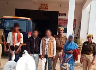 दो कबाड़ियों के साथ दो महिला चोर गिरफ्तार ,मिर्जापुर