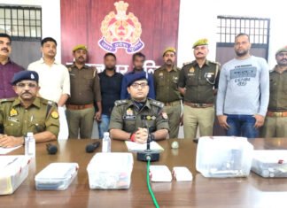 अहरौरा थाना, ग्राम सेमरा में घर में घुसकर लूटपाट करने के बाद महिला की हत्या करने वाले दो बदमाश गिरफ्तार