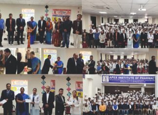 एपेक्स फार्मेसी के छात्रों को 315 टैबलेट एवं स्मार्टफोन वितरित*