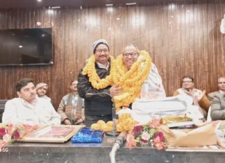 विकासखंड सिटी में कार्यरत शिव कुमार पांडे लेखाकार हुए सेवानिवृत्ति