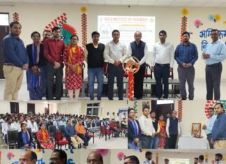 एपेक्स इंस्टिट्यूट ऑफ़ फार्मेसी में फार्मा अन्वेषण-2025 का समारोह सम्पन्न