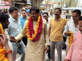 नपाध्यक्ष श्यामसुंदर केशरी ने सीसी रोड का किया लोकार्पण*