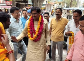 नपाध्यक्ष श्यामसुंदर केशरी ने सीसी रोड का किया लोकार्पण*