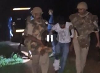 राजापुर ढेकवाह जंगल के पास पुलिस मुठभेड़ में बदमाश गिरफ्तार
