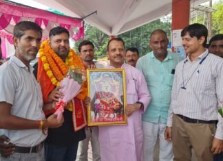 यूनाइटेड किंगडम के वेलिंगबोरो शहर के मेयर का गृह जनपद मिर्जापुर में भव्य स्वागत