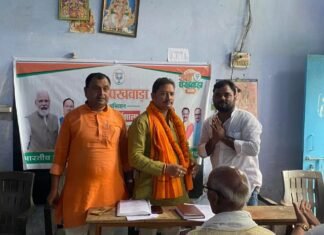 मझवां मण्डल के मण्डल कार्यशाला में मुख्य अतिथि के रूप में पहुंचे गौरव ऊमर